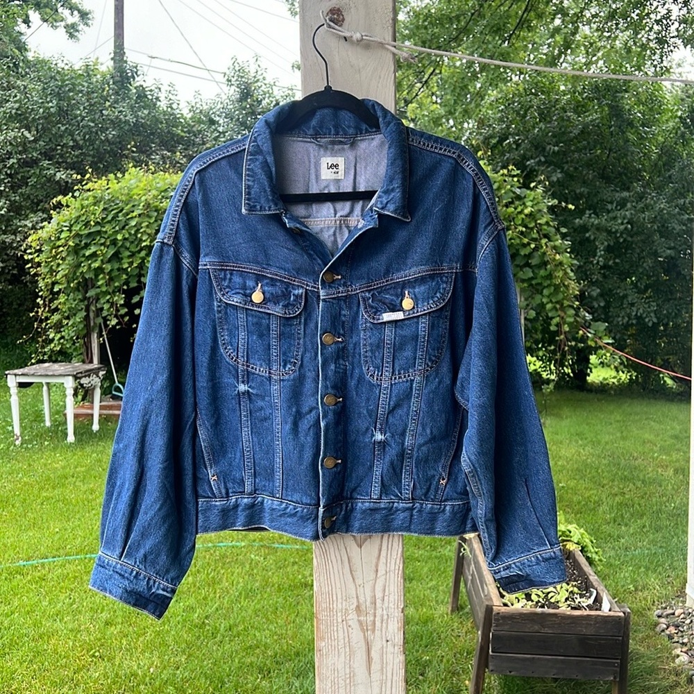 Lee - Sustainable Collection Lightweight Dark Denim Jacket - Sz M
